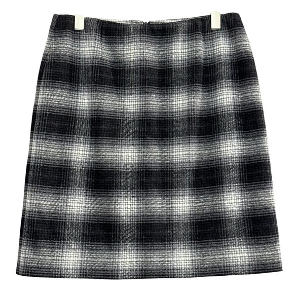 STYLE & CO Women’s Size 12 Wool Blend Plaid Mini Skirt Rory Gilmore Academic Y2K - Picture 1 of 5